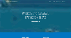 Desktop Screenshot of galvestonparasail.com