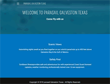 Tablet Screenshot of galvestonparasail.com